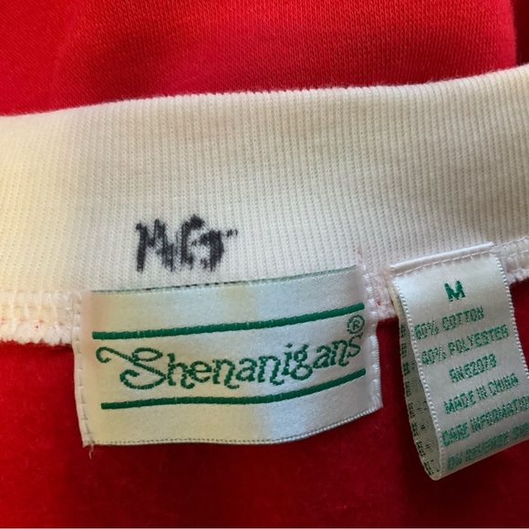 Vintage Embroidered Red Knit Button Up Cardigan Sweater Cozy Comfy Cottage M - Picture 11 of 11